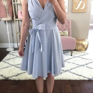 Mason Jules Women’s Seersucker Bow Dress